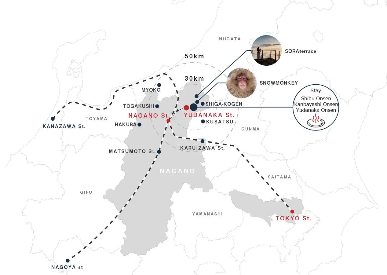 Tours to Japan Snow Monkeys, Private snow monkeys tours, Day tours to Snow Monkeys, Hakuba to Snow Monkeys, Myoko to Snow Monkeys, Nozawa Onsen to Snow Monkeys